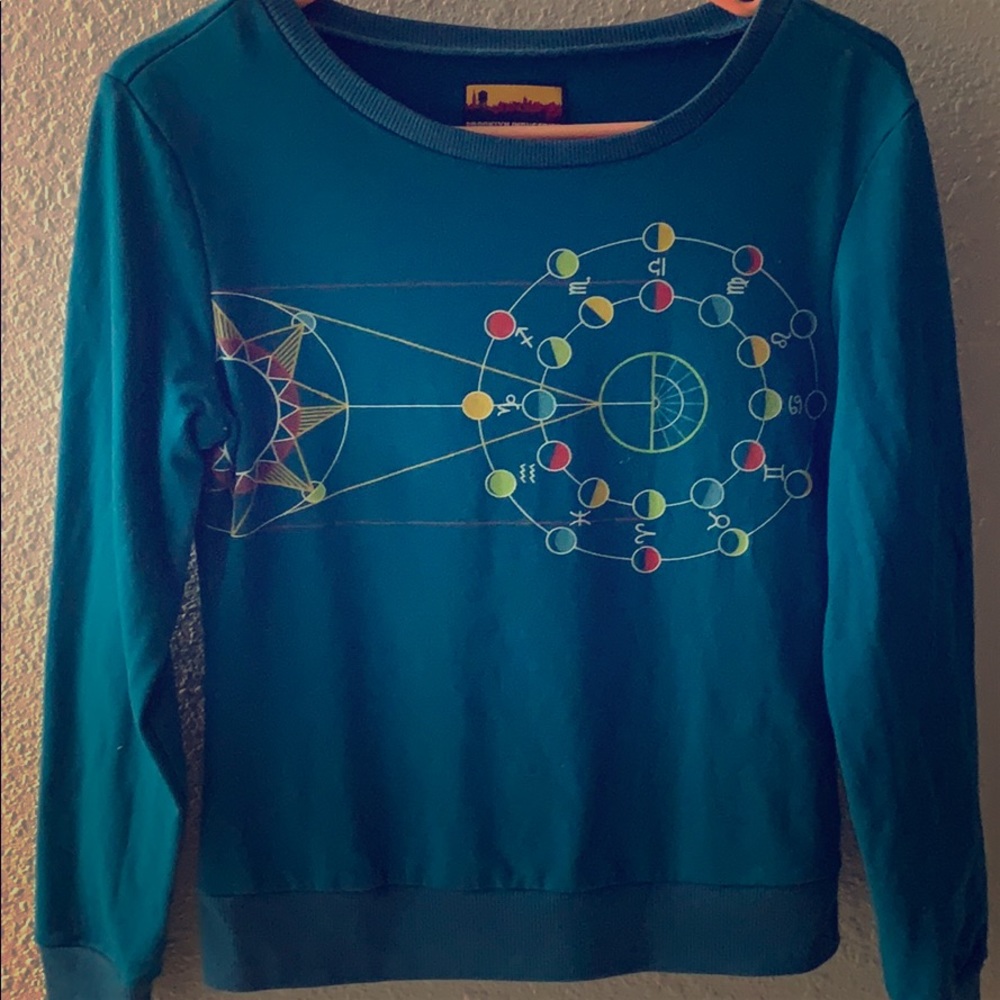 Zodiac symbol sweatshirt